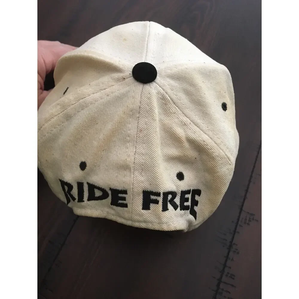 Harley-Davidson Cafe New York Cap Snapback Hat VTG Licensed Stitched Ride Free